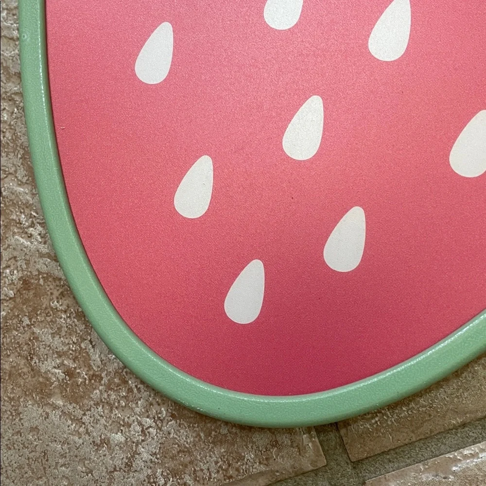 Crofton Strawberry Fruit Shape Two Sided Large Surface Cutting Chopping Board
